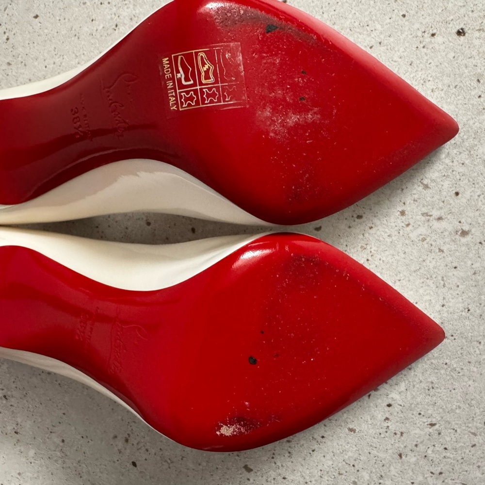 Hot chick Elegant White High Heels 90’ - Picture 6 of 7